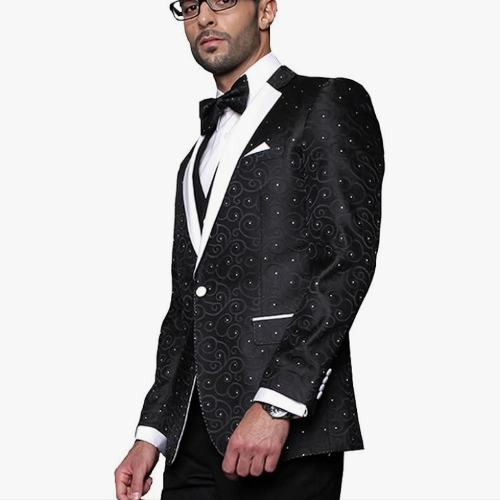 Statement Black & White Jacket 46L